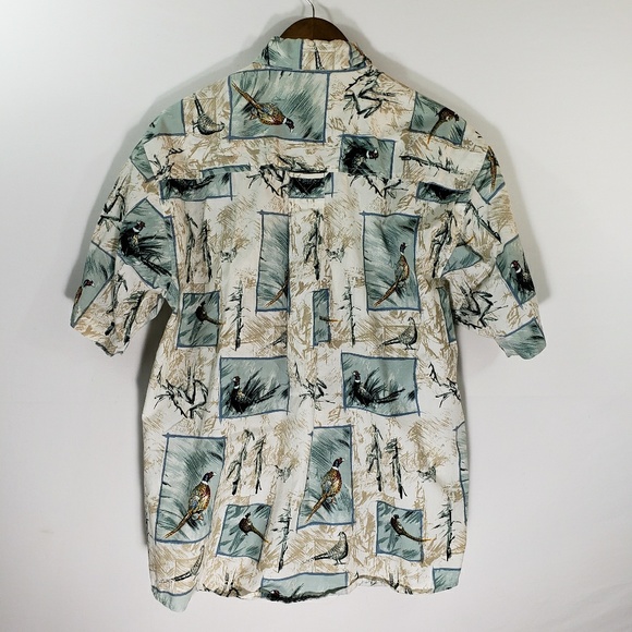 Field & Stream Mens Pheasant Pattern Button Up - Picture 2 of 3